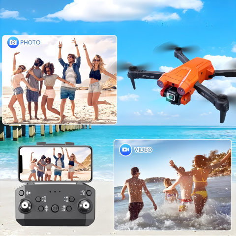 Dron Mini i3 PRO 2 kamery 4K HD WIFI ZABAWKA Zawis 100m 2 baterie aplikacja Dron Mini i3 PRO 2 kamery 4K HD WIFI ZABAWKA Zawis 100m 2 baterie aplikacja