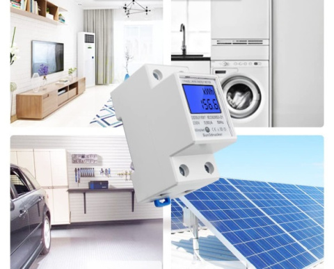 LCD cyfrowy licznik energii elektrycznej LCD cyfrowy licznik energii elektrycznej