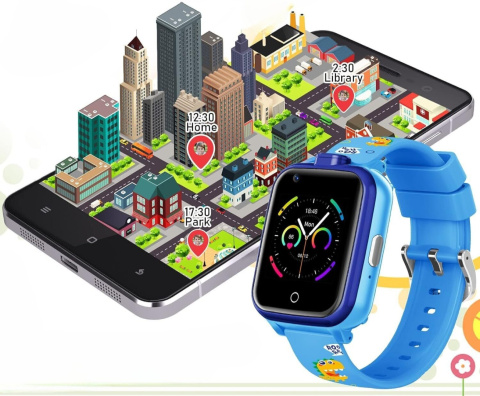 Zegarek SMARTWATCH dla dzieci Mingfuxin 4G 2x Aparat wykonywanie połączeń Zegarek SMARTWATCH dla dzieci Mingfuxin 4G 2x Aparat wykonywanie połączeń