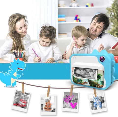 Aparat dla Dzieci z Drukarką 12MP 32GB 3 rolki nb2 Aparat dla Dzieci z Drukarką 12MP 32GB 3 rolki nb2