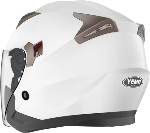 Kask motocyklowy Yema YM-627 rozmiar S BIAŁY z szybą quad cross Kask motocyklowy Yema YM-627 rozmiar S BIAŁY z szybą quad cross