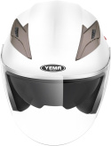 Kask motocyklowy Yema YM-627 rozmiar S BIAŁY z szybą quad cross Kask motocyklowy Yema YM-627 rozmiar S BIAŁY z szybą quad cross
