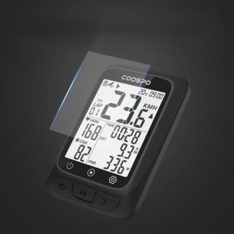 LICZNIK ROWEROWY WODOODPORNY LCD GPS, Bluetooth LICZNIK ROWEROWY WODOODPORNY LCD GPS, Bluetooth