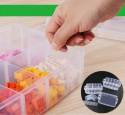 Organizer pojemnik 30 przegródek 25x16x18cm regulowane przegródki Organizer pojemnik 30 przegródek 25x16x18cm regulowane przegródki