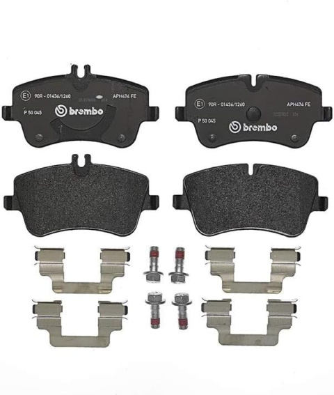 ZESTAW KLOCKÓW HAMULCOWYCH BREMBO P50045 KOMPLET NA OŚ ZABUDWA PRZÓD ZESTAW KLOCKÓW HAMULCOWYCH BREMBO P50045 KOMPLET NA OŚ ZABUDWA PRZÓD