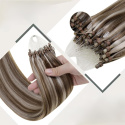 Naturalne włosy 100% ludzkie MIKRORINGI RINGI 50cm 50g 50szt pasemka Naturalne włosy 100% ludzkie MIKRORINGI RINGI 50cm 50g 50szt pasemka