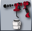 EINHELL PISTOLET DO FARB DO MALOWANIA ŚCIAN TC-SY 600 S SPRAY SYS 4260015 EINHELL PISTOLET DO FARB DO MALOWANIA ŚCIAN TC-SY 600 S SPRAY SYS 4260015