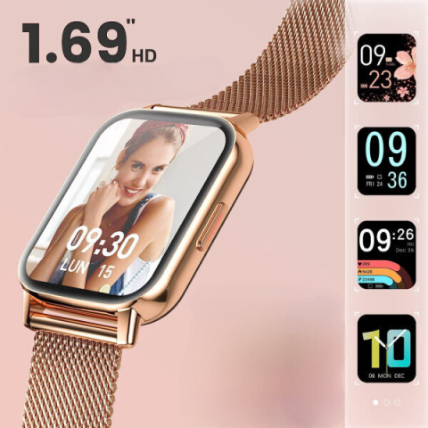 Zegarek Damski Smartwatch Wodoodporny Dla Kobiety Zegarek Damski Smartwatch Wodoodporny Dla Kobiety