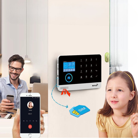 Alarm Bezprzewodowy Domowy GSM Czujnik Ruchu PGST Alarm Bezprzewodowy Domowy GSM Czujnik Ruchu PGST
