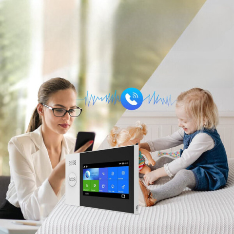 Alarm Bezprzewodowy Domowy WiFi GSM Czujnik Ruchu Alarm Bezprzewodowy Domowy WiFi GSM Czujnik Ruchu