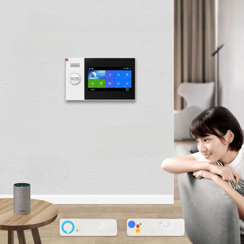 Alarm Bezprzewodowy Domowy WiFi GSM Czujnik Ruchu Alarm Bezprzewodowy Domowy WiFi GSM Czujnik Ruchu
