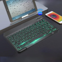 Bezprzewodowa mini klawiatura ZIENSTAR bluetooth AZERTY podświetlenie