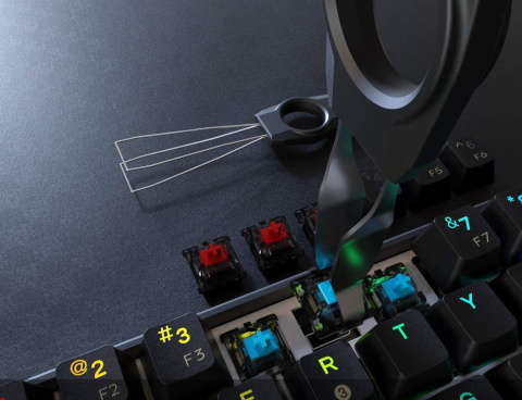 KLAWIATURA GAMINGOWA MECHANICZNA DLA GRACZY PODŚWIETLANA RGB DIERYA DK61E KLAWIATURA GAMINGOWA MECHANICZNA DLA GRACZY PODŚWIETLANA RGB DIERYA DK61E