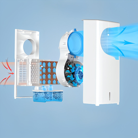 Klimator wodny klimatyzer wentylator 4w1 z pilotem Klimator wodny klimatyzer wentylator 4w1 z pilotem