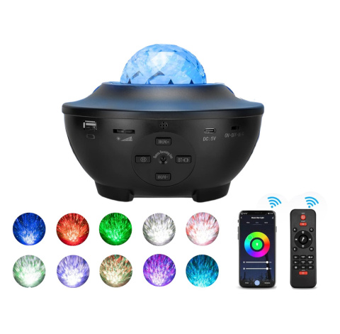 PROJEKTOR GWIAZD LED LAMPKA NOCNA PILOT BLUETOOTH APLIKACJA GŁOŚNIK PROJEKTOR GWIAZD LED LAMPKA NOCNA PILOT BLUETOOTH APLIKACJA GŁOŚNIK