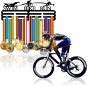 Wieszak na medale ścienny SWIM/BIKE/RUN czarny pływanie rower bieg Wieszak na medale ścienny SWIM/BIKE/RUN czarny pływanie rower bieg