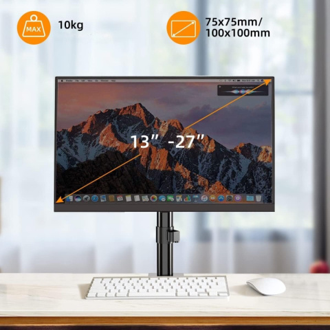 UCHWYT DO MONITORA 13-27'' SUPTEK MD9401 CZARNY UCHWYT DO MONITORA 13-27'' SUPTEK MD9401 CZARNY