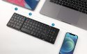 Składana klawiatura Bluetooth Sikai z klawiaturą numeryczną QWERTY czarna Składana klawiatura Bluetooth Sikai z klawiaturą numeryczną QWERTY czarna