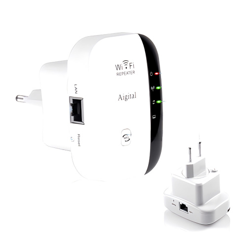 WZMACNIACZ SYGNAŁU Wi-Fi MOCNY REPEATER Aigital N300 300Mb/s 2,4 GHz WZMACNIACZ SYGNAŁU Wi-Fi MOCNY REPEATER Aigital N300 300Mb/s 2,4 GHz