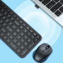 Zestaw bezprzewodowa klawiatura i mysz 2,4GHz QWERTZ KM24 TopMate Zestaw bezprzewodowa klawiatura i mysz 2,4GHz QWERTZ KM24 TopMate