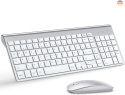 Zestaw bezprzewodowa klawiatura i mysz 2,4GHz nożycowa QWERTZ KM9000 Zestaw bezprzewodowa klawiatura i mysz 2,4GHz nożycowa QWERTZ KM9000