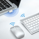Zestaw bezprzewodowa klawiatura i mysz 2,4GHz nożycowa QWERTZ KM9000 Zestaw bezprzewodowa klawiatura i mysz 2,4GHz nożycowa QWERTZ KM9000