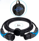 Kabel DasVolt EV/PHEV DASVOLT AC-T2T2-11-8 Typ 2 IEC62196 16A 3,7kW 8m Kabel DasVolt EV/PHEV DASVOLT AC-T2T2-11-8 Typ 2 IEC62196 16A 3,7kW 8m