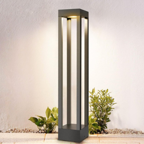 Lampa LED Ogrodowa Zewnętrzna Stojąca Słupek IP65 60cm czarna Lampa LED Ogrodowa Zewnętrzna Stojąca Słupek IP65 60cm czarna