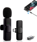 Bezprzewodowy mikrofon do smartfona USB typ C nagrywanie bez aplikacji Bezprzewodowy mikrofon do smartfona USB typ C nagrywanie bez aplikacji