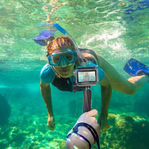 Pływający kijek do selfie z włókna węglowego Smatree F2 do GoPro Hero 2018 Pływający kijek do selfie z włókna węglowego Smatree F2 do GoPro Hero 2018