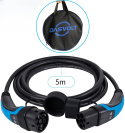 Kabel DasVolt EV/PHEV DASVOLT AC-T2T2-11-5 Typ 2 IEC62196 16A 3,6kW 5m Kabel DasVolt EV/PHEV DASVOLT AC-T2T2-11-5 Typ 2 IEC62196 16A 3,6kW 5m