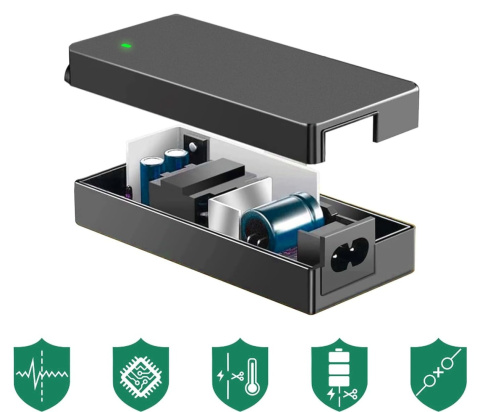 Zasilacz ładowarka sieciowa Gonine JSJ-AC211197G 24V 2.5A MAX 60W 5.5x2.5mm Zasilacz ładowarka sieciowa Gonine JSJ-AC211197G 24V 2.5A MAX 60W 5.5x2.5mm