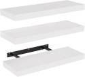 Półka wisząca regał ścienny STOREMIC SMFS08 38 x 17 cm biały 3 szt Półka wisząca regał ścienny STOREMIC SMFS08 38 x 17 cm biały 3 szt
