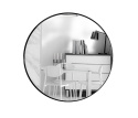 LUSTRO OKRĄGŁE ŚCIENNE LOFT METALOWA RAMA 50 CM SALON ŁAZIENKA BIURO LUSTRO OKRĄGŁE ŚCIENNE LOFT METALOWA RAMA 50 CM SALON ŁAZIENKA BIURO