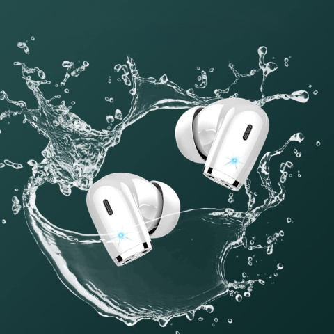 Słuchawki douszne bezprzewodowe bluetooth 5.2 Jesebang IT100 biały etu Słuchawki douszne bezprzewodowe bluetooth 5.2 Jesebang IT100 biały etu
