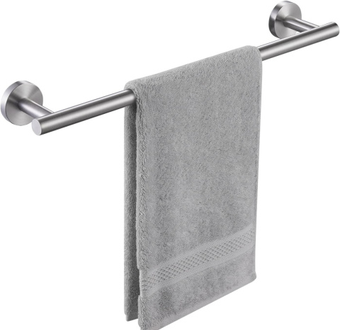 Wieszak uchwyt ścienny na ręcznik srebrny 45cm do łazienki kuchni Wieszak uchwyt ścienny na ręcznik srebrny 45cm do łazienki kuchni
