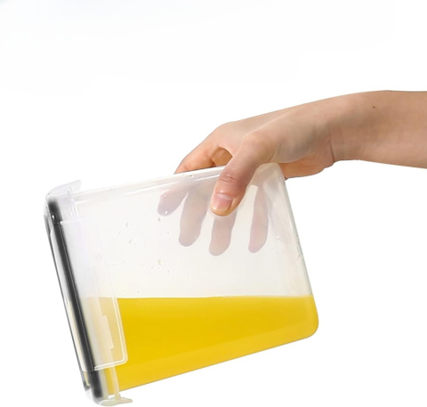 HERMETYCZNE POJEMNIKI NA ŻYWNOŚĆ PLASTIKOWE PUDEŁKA SZCZELNE x16 + ETYKIETY HERMETYCZNE POJEMNIKI NA ŻYWNOŚĆ PLASTIKOWE PUDEŁKA SZCZELNE x16 + ETYKIETY