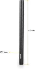 SmallRig 1690 zestaw rurek włókno węglowe 2x22,5cm 15mm do kamer SmallRig 1690 zestaw rurek włókno węglowe 2x22,5cm 15mm do kamer
