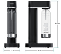Saturator wody gazowanej Soda Maker 2 CO2 Arendo 2x butelka 850ml Saturator wody gazowanej Soda Maker 2 CO2 Arendo 2x butelka 850ml