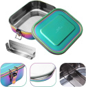 HOMEFAVOR Lunchbox stal nierdzewna pojemnik śniadaniówka PRZEGRÓDKA HOMEFAVOR Lunchbox stal nierdzewna pojemnik śniadaniówka PRZEGRÓDKA