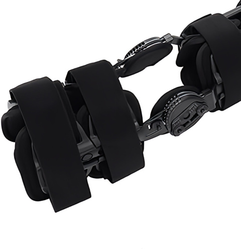 Regulowany stabilizator orteza kolana prawej lewej nogi rozmiar uniwersalny Regulowany stabilizator orteza kolana prawej lewej nogi rozmiar uniwersalny