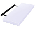 Półka wisząca na dekoracje ścienna biała 30x22,9x3,8cm drewniana 1szt Półka wisząca na dekoracje ścienna biała 30x22,9x3,8cm drewniana 1szt