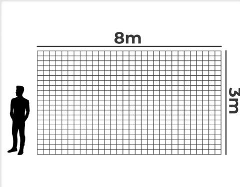 SIATKA OCHRONNA NA BALKON OKNA DLA KOTA PRZED GOŁĘBIAMI PTAKAMI 8x3m SIATKA OCHRONNA NA BALKON OKNA DLA KOTA PRZED GOŁĘBIAMI PTAKAMI 8x3m