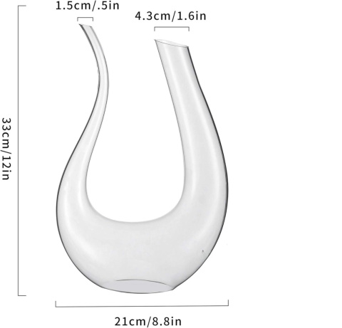 Dzbanek szklana karafka na wodę sok napoje wino 1500 ml szkło Dzbanek szklana karafka na wodę sok napoje wino 1500 ml szkło