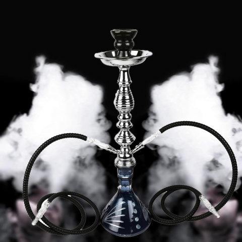 Shisha Szisza Fajka Wodna Bongo RMAN Hookah 2 węże Duża 53 cm Shisha Szisza Fajka Wodna Bongo RMAN Hookah 2 węże Duża 53 cm