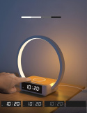 Lampka nocna na dotyk LED na biurko budzik ładowarka indukcyjna zegar Lampka nocna na dotyk LED na biurko budzik ładowarka indukcyjna zegar