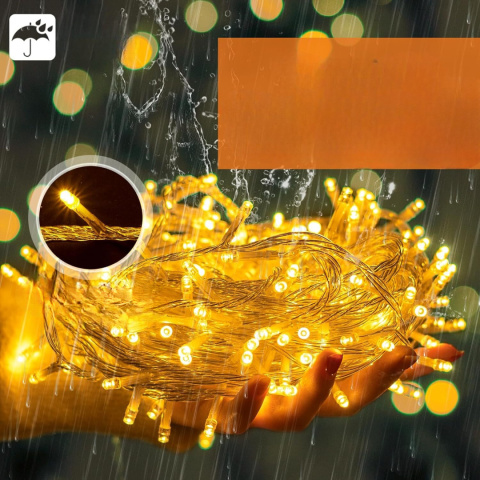 Lampki choinkowe 200LED 22m zewnętrzne wewnętrzne świąteczne 8 trybów Lampki choinkowe 200LED 22m zewnętrzne wewnętrzne świąteczne 8 trybów