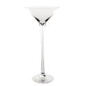 Wazon szklany gigantyczny kryształowy puchar kielich martini 31x80cm Wazon szklany gigantyczny kryształowy puchar kielich martini 31x80cm