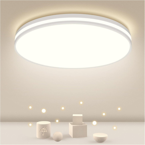 Lampa sufitowa LED plafon NIXIUKOL 24W 28cm regulacja jasności pilot Lampa sufitowa LED plafon NIXIUKOL 24W 28cm regulacja jasności pilot