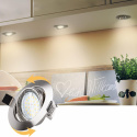 Lampa światło sufitowe LED zestaw 6 szt. 6 W WOWATT 2800K 600lm obrotowe Lampa światło sufitowe LED zestaw 6 szt. 6 W WOWATT 2800K 600lm obrotowe